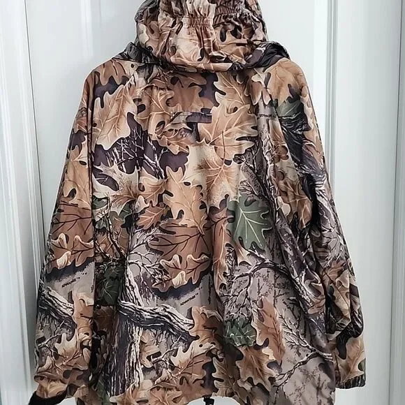 LL Bean Advantage Timber Camo Men XL Goretex Hooded Hunting Jacket USA Vintage